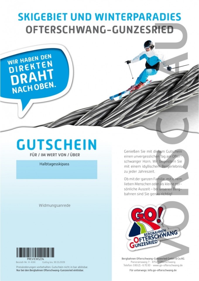Tagesskipass ab 11.30 Uhr